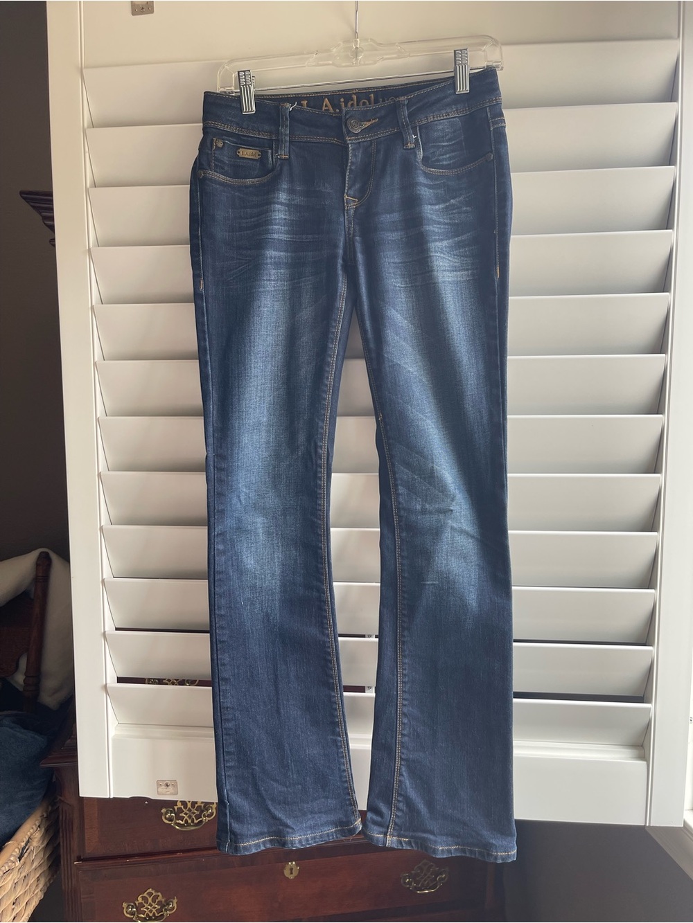 L.A. idol Dark Blue Flare Jeans